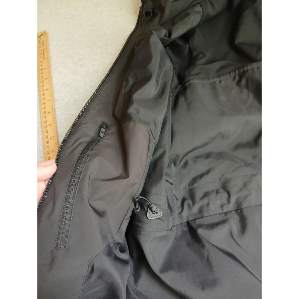 Lululemon Jacket 10 Rain Rebel Hooded Parka Waterproof Outdoor Full Zip Black